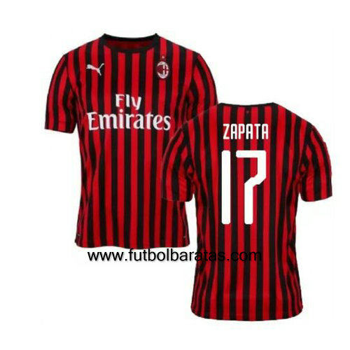 Camiseta ZAPATA 17 del Ac Milan 2019-2020 Primera Equipacion